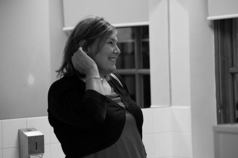 Pre-show dilemma - over the ears or behind the ears?