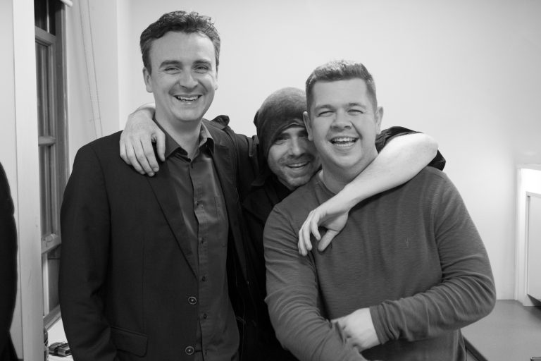 The Burnistoun Boys "manhug" Grado.
