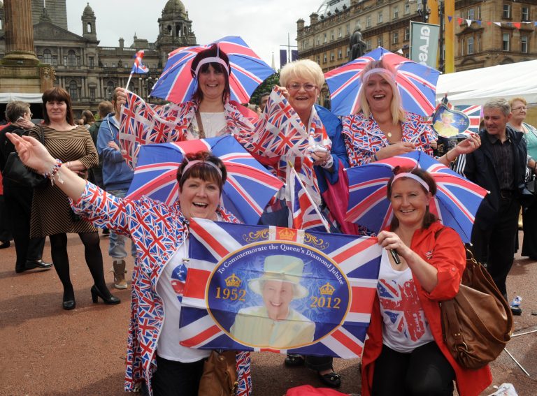 Loving every minute of the royal visit.